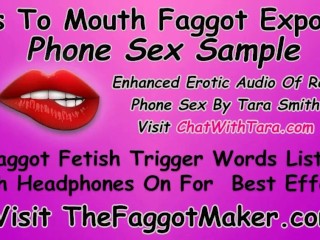 Ass To Mouth Faggot Exposed Enhanced Erotic Audio Real Phone_Sex Tara Smith Humiliation Cum_Eating