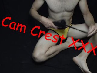 Cam Crest Binds His Feet