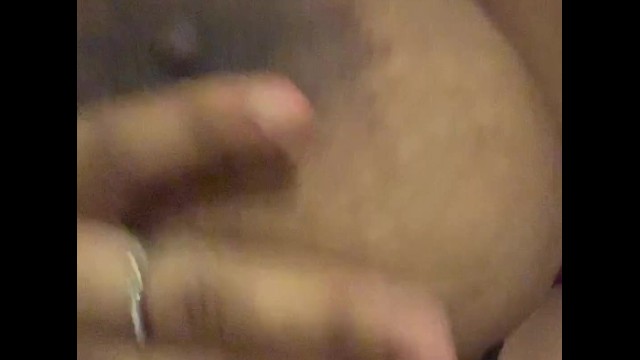 ebony black bbw plays with huge titts/boobs nipples are hard 9