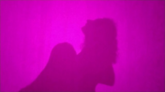 ASMR sexy shadow lesbian girls kiss