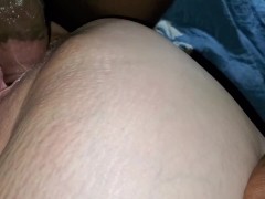 Young BBC fucks fat white milf pussy
