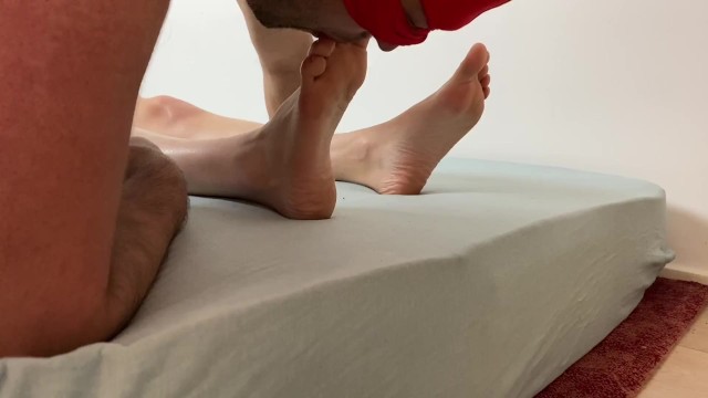 Foot Worship After Yoga - foot fetish feet worship slave trample licking toes sucking 9