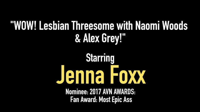 Young Black Jenna Foxx Helps Naomi Woods  - Alex Grey, Naomi Woods