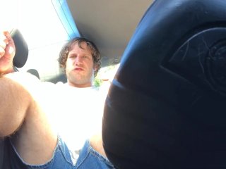 Pansy Gets Boot Dommed In Car Pov