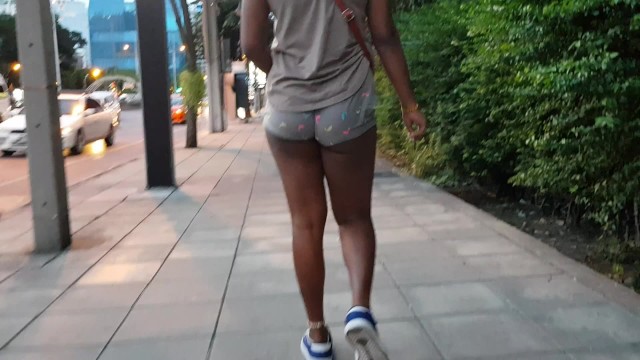 640px x 360px - Thick Booty Sexy Latina in Tight Shorts Walking on Public Street - Candid  Ass - Pornhub.com
