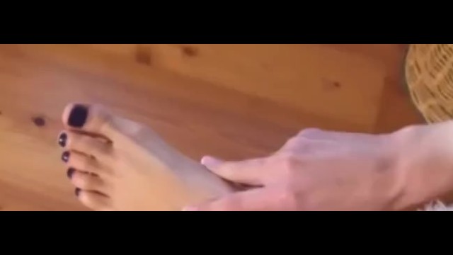 selfmade feet massage