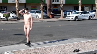 Outside On The Vegas Fruit Loop I'm Stripping Naked