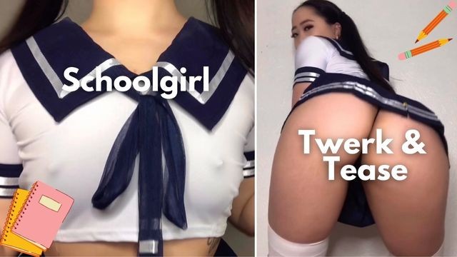 Asian Ass Tease - Asian Schoolgirl Kimmy Kalani Twerks Thick Ass in your Face - Pornhub.com