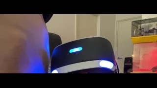 Big Cock Mate Sucking My Dick While Playing Virtual Reality