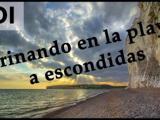 Joi - Pillados Meando Escondidos En La Playa. En Español