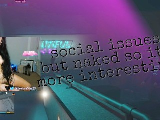 Screen Capture of Video Titled: talking social issues, youtube & wokeness.. naked so its better