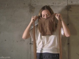Sniffing Miss Popular's Pantyhose - StarNine Dirty NylonSmelling FULL Video