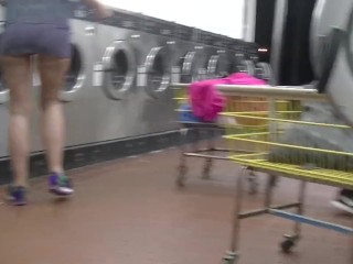 Helena Price - College Campus_Laundry Flashing While Washing My_Clothing!