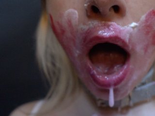 Candy - Milky Facefucking Deepthroat & Slapping Asmr Artporn