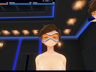 3D HENTAI OVERWATCH_Tracer wanted sex withyou POV