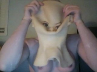 Cecile's Night Pt4! Unmasking From Female Silicone Mask Cecile!