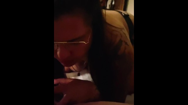 Getting my pussy licked then strapon fucked 