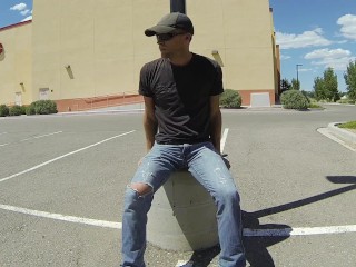 Finding random public places around Albuquerque to piss my_jeans - almost caught