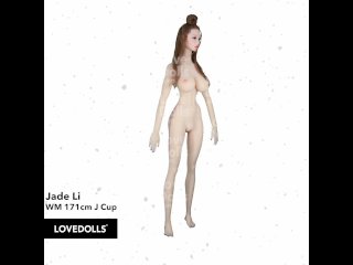 Asian Sex Doll WM 171cm J CupJiggle Video, LoveDolls_Exclusive Jade Li Head