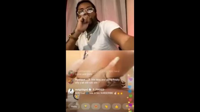 JAMAICAN GIRL ON GOLD GAD INSTAGRAM LIVE - Pornhub.com