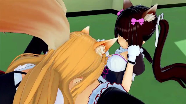 NEKOPARA （FUTA）MAPLE X CHOCOLA (3D HENTAI)