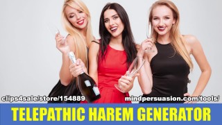 Telepathic Harem Generation - Subconsciously Attract Desperate Fuck Toys