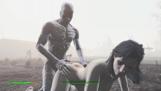 Fallout Fallout 4 PC Game Half-Zombie Half-Man Fucks Hot Alice In The Ass