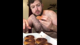Jerking Off Cum Donuts Are Being Consumed