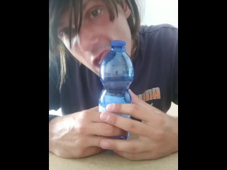 Pov Blowjob Gay Suck Water Bottle