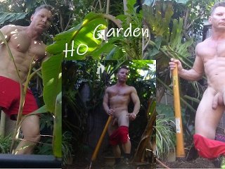 Garden Ho - Aussie Tradie Putting Huge Muscles To Work Then Stripping Naked Zak