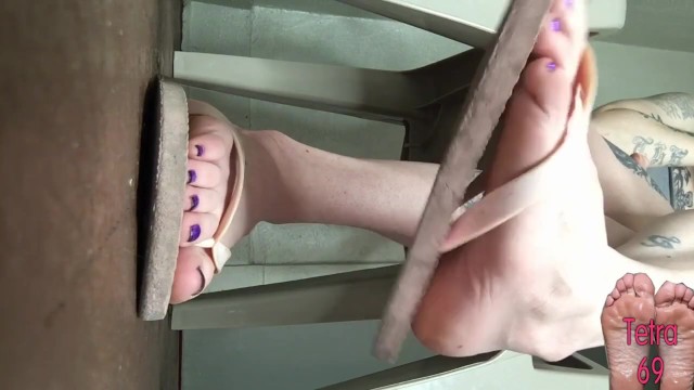 POV;Feet;Exclusive;Verified Amateurs;Solo Female kink, point-of-view, feet, feet-pov, foot-tapping, flip-flops, flip-flop-tapping, feet-fetish, purple-toes, toes, soles