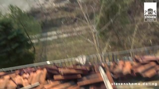 OUTDOORS! Hot load of cum for Arteya’s mouth! StevenShame.dating