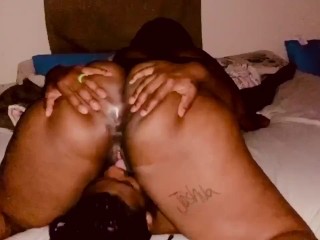Amateur Ebony couple 69. The biggest_butt I’ve_ever seen
