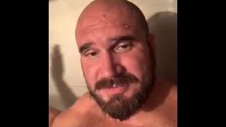 A Man Masturbating In The Shower's Edging