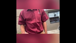Step Mom Putting Everything On The Line A Lucky Mcdonald's Manager Fucks An Unhappy Customer At The Cafe Lobby Table