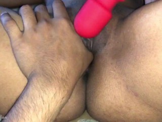 I Fingered My Horny Indian_Girlfriend While She Rubbed Her_Clit With A Vibrator