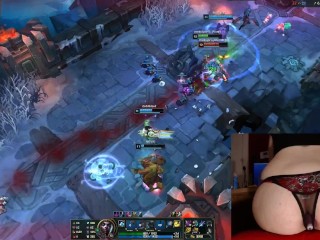 Giving the vibrating buttplug another_chance League of Legends #15_Luna