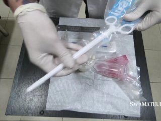 Deep Cervix Exam (Cytobrush, Thermometer And Cotton Swab)