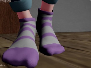 Giantess Val Shrinks You Down (Giantess Shrink POV) (Socks,Barefoot, Shoes Removal POV)