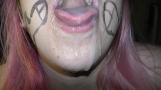 Swallow Cheating Wife With A Mouthful Of Cumshots Wife Swallows Huge Cumshots