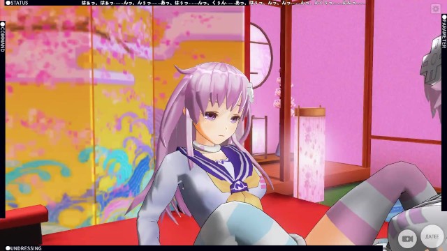 3D HENTAI Neptunia and Neptunia lesbians fuck in the room (Choujigen Game Neptune The Animation)