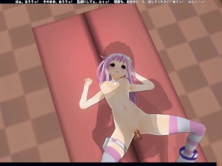 3D HENTAI Nepgir fucking in the locker room_(Choujigen Game Neptune_The Animation)
