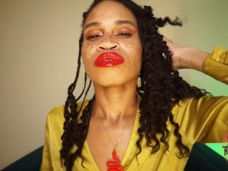 Goddess Rosie Reed Lipstick Fetish Mesmerize Joi Mindfuck Ebony Lips Red And Dangerous