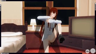 Redhead 3D HENTAI Kurisu Makise Is Fucked In Steins Gate's Room