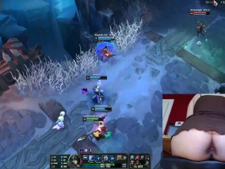 I_show my stretched butthole while I play League of_Legends #17 Luna
