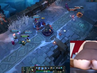 I show my stretched butthole while I play League of Legends_#17 Luna