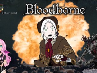 (En Vtuber) Bloodborne Is Dark Souls… Right¿¿¿ Omankovivi Twitch Gamer Girl