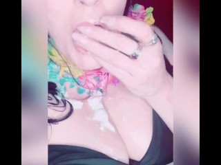 Fun and messy_orgasms with fruit n whipped cream