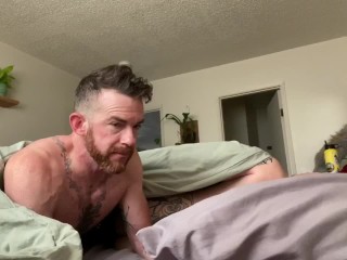Waking up tatted boy with rimming and his morning fuck
