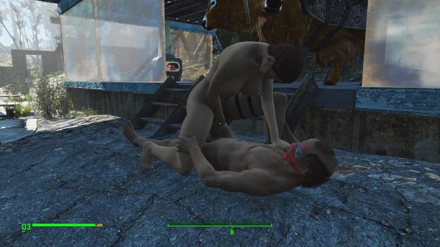 Brothel with glass windows. The Work of Prostitutes in Fallout 4  Porno game, lesbian strapon